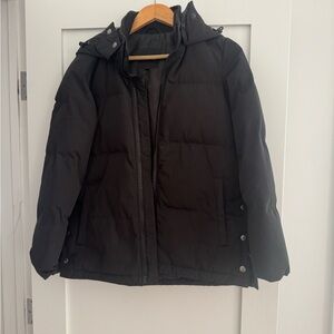 Madewell Black Quilted Puffer Jacket